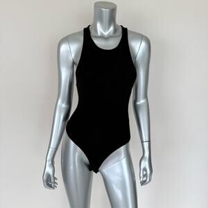 Free People women black bodysuit size XS